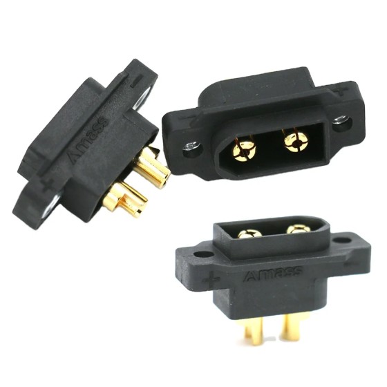 Wholesale XT60EW-M Mountable XT60E Male Plug Connector for RC Drone Aircraft Racing Drone